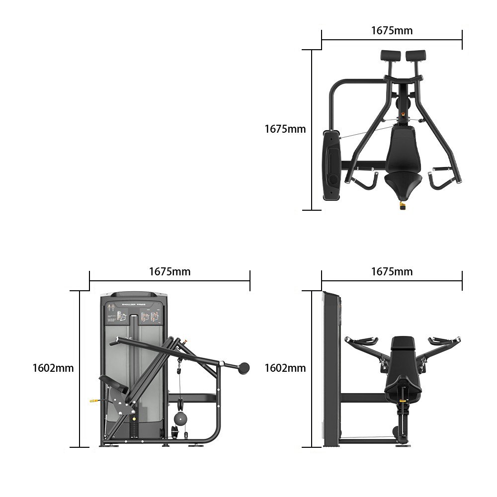 Evolve Ultra Series Selectorized Shoulder Press (UL-040)
