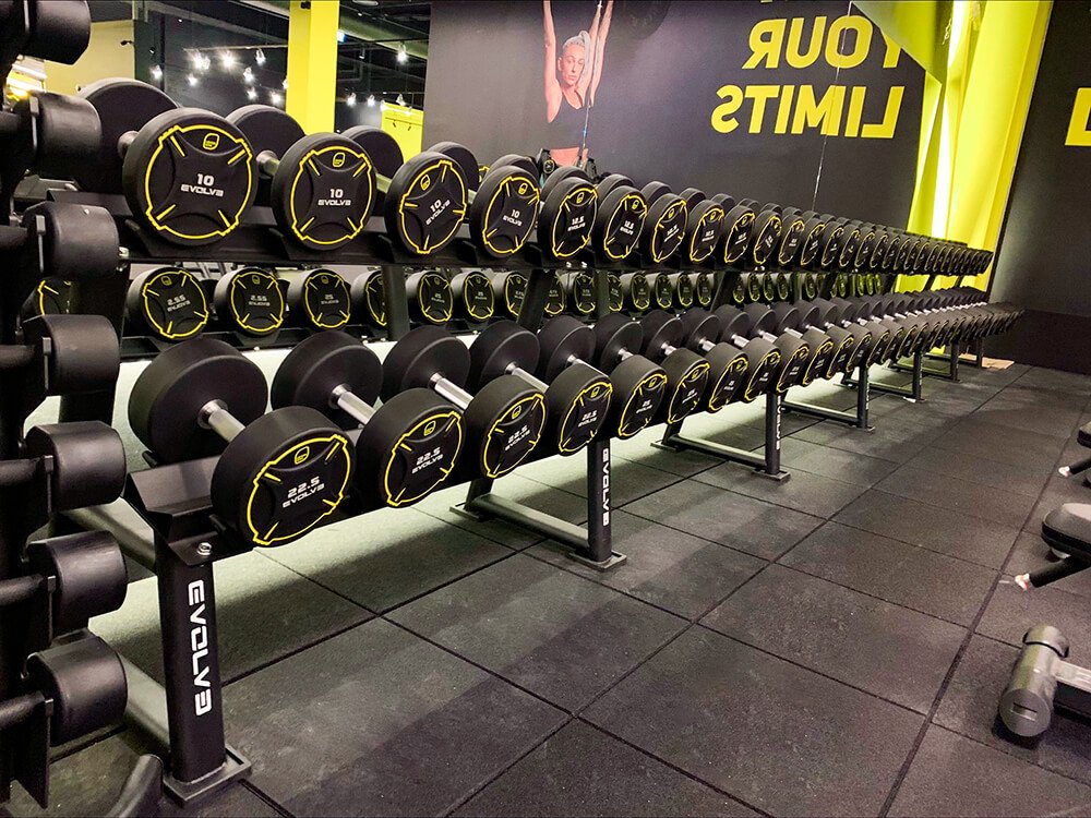 Evolve TPU Urethane Dumbbell Set 10-60 kg (DS-TP)
