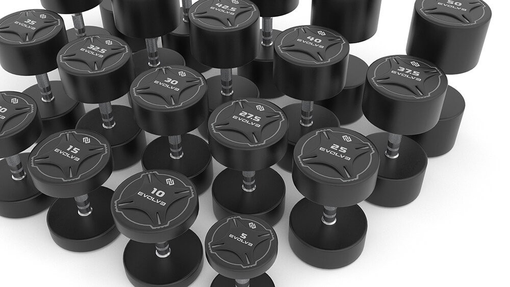 Evolve TPU Urethane Dumbbell Set 10-60 kg (DS-TP)