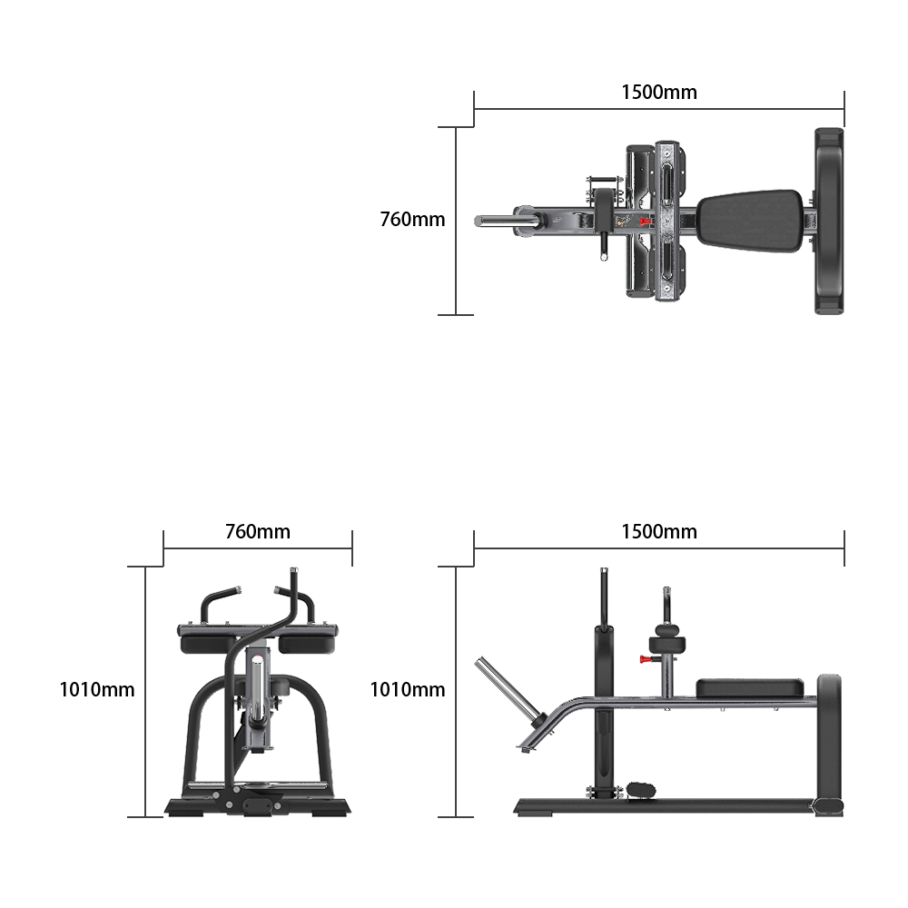 Evolve Ultra Series Plate Loaded Seated Calf Raise (UL-150)