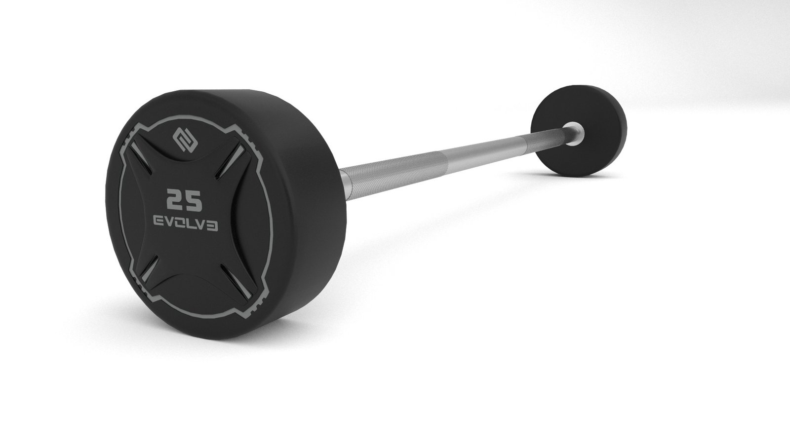 Evolve CPU Urethane Straight Fixed Barbells Set (FB-US-10-55)