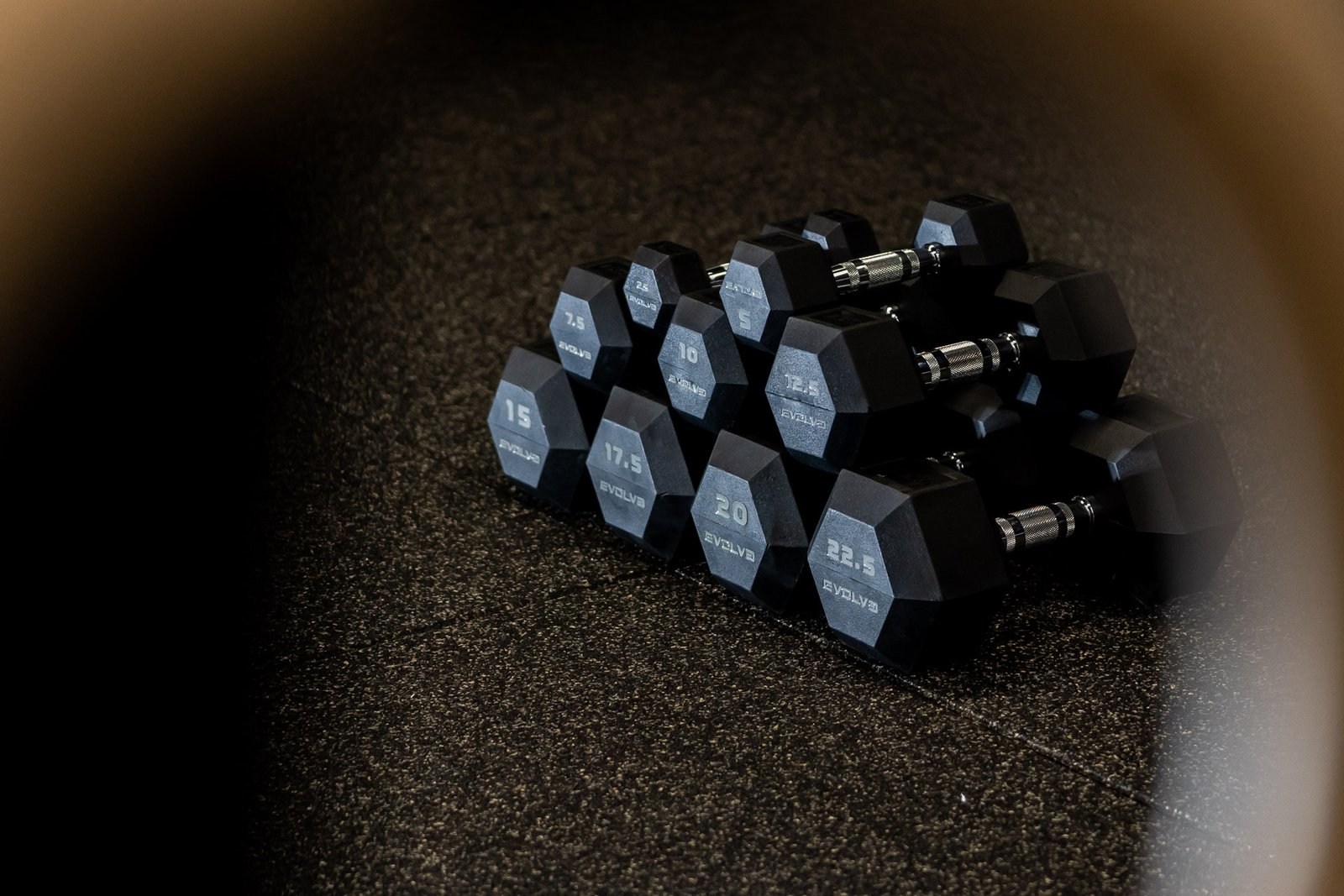 Evolve TPU Hexagon Dumbbells 1 - 50 kg (DB-HX)