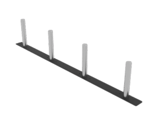 Evolve Wall Mounted Weight Plate Storage (WP-010)